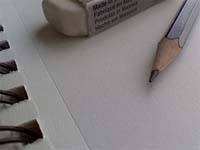 pencil-n-paper pencil on white paper with eraser